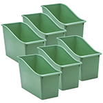 (6 EA) EUCALYPTUS PLASTIC BOOK BIN