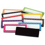 (2 PK) POLKA DOTS MAGNETI C LABELS