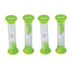 SMALL SAND TIMER 5 MINUTE 4 PACK