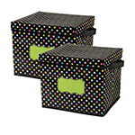 (2 EA) CHALK BRIGHT STORA GE BINS BX