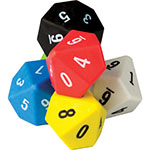 10 SIDED DICE 6 PACK