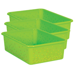 (3 EA) LIME CONFETTI LARG E PLASTIC