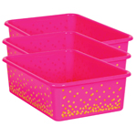 (3 EA) PINK CONFETTI LARG E PLASTIC