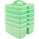 (6 EA) MINT PLASTIC STORA GE CADDY