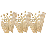 (3 PK) WOOD CONSTRUCTION KIT 66/PK