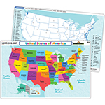 UNITED STATES MAP LEARNIN G MAT