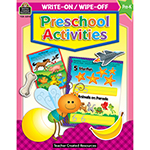 WRITE-ON/WIPE-OFF PREK AC TIVITIES