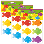 (3 PK) COLORFUL FISH ACCE NTS