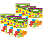 (6 PK) COLORFUL FISH MINI ACCENTS