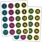 CHALKBOARD BRIGHTS NUMBER S STICKERS