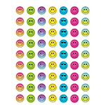 (12 PK) BRIGHTS SMILEY MI NI STICKER