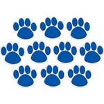 ACCENTS BLUE PAW PRINTS