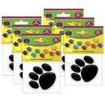 (6 PK) COLORFUL PAW PRINT S MINI