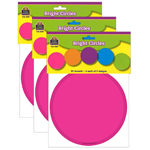 (3 PK) BRIGHT COLORS CIRC LES