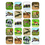 SAFARI ANIMALS STICKERS