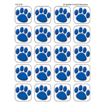 BLUE PAW PRINTS STICKERS 120 STKS