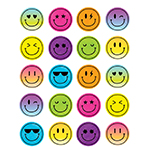 (12 PK) BRIGHTS SMILEY FA CES STICKR