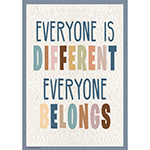 EVERYONE IS DIFFERENT POS ITVE POSTR