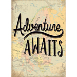 ADVENTURE AWAITS POSITIVE POSTER