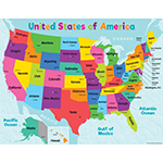COLORFUL USA MAP CHART