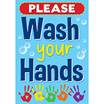 WASH YOUR HANDS POSITIVE POSTER