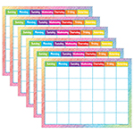 (6 EA) COLORFUL SCRIBBLE CALENDAR