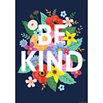 WILDFLOWERS BE KIND POSIT IVE POSTER