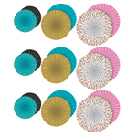 (3 PK) CONFETTI FANS