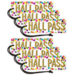 (6 EA) CONFETTI MAGNETIC HALL PASS