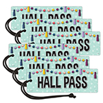 (6 EA) HAPPY DAY MAGNETIC HALL PASS