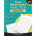 TIMED MATH FACTS SUBTRACT ION