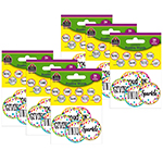 (6 PK) CONFETTI POSITIVE WORDS MINI