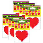 (6 PK) HEARTS MINI ACCENT S