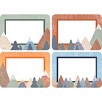 (6 PK) MOUNTAINS NAMETAGS LABELS