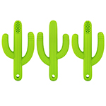 (3 EA) CACTUS TOOTHBRUSH TEETHER