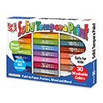 TEMPERA PAINT ART SET 30 COLORS