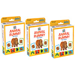 (3 PK) ERIC CARLE ANIMAL RUMMY GAME