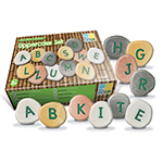 UPPERCASE ALPHABET PEBBLE S